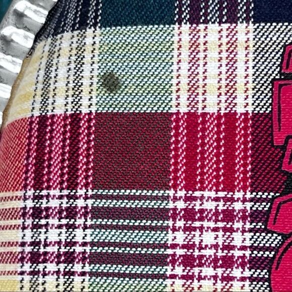 Vintage 90s Looney Tunes Bugs Bunny & Taz Plaid Water Canteen - Picture 5 of 9